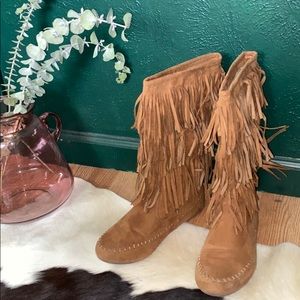 Fringe Boots